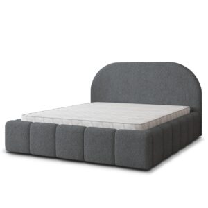 wohnli-moebel-suche-800001533173 Wohnli Möbelsuche - POLSTERBETT FLUSSO 200x200 cm mit Bettkästen - Grau