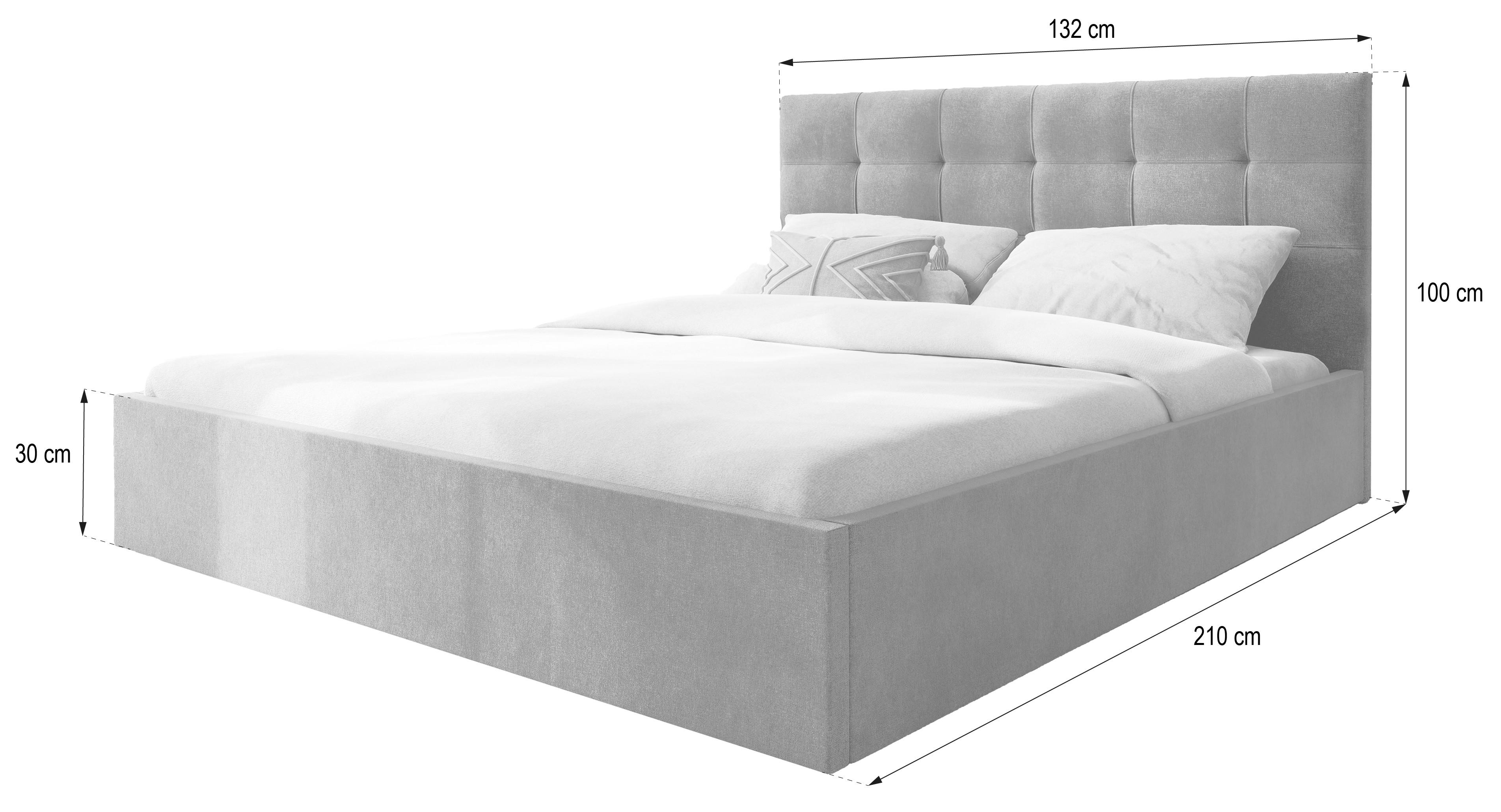 wohnli-moebel-suche-800001533194-1 POLSTERBETT APE 120x200 cm mit Bettkästen - Schwarz Textil MASSENO Möbel > Betten > Polsterbetten Schwarz