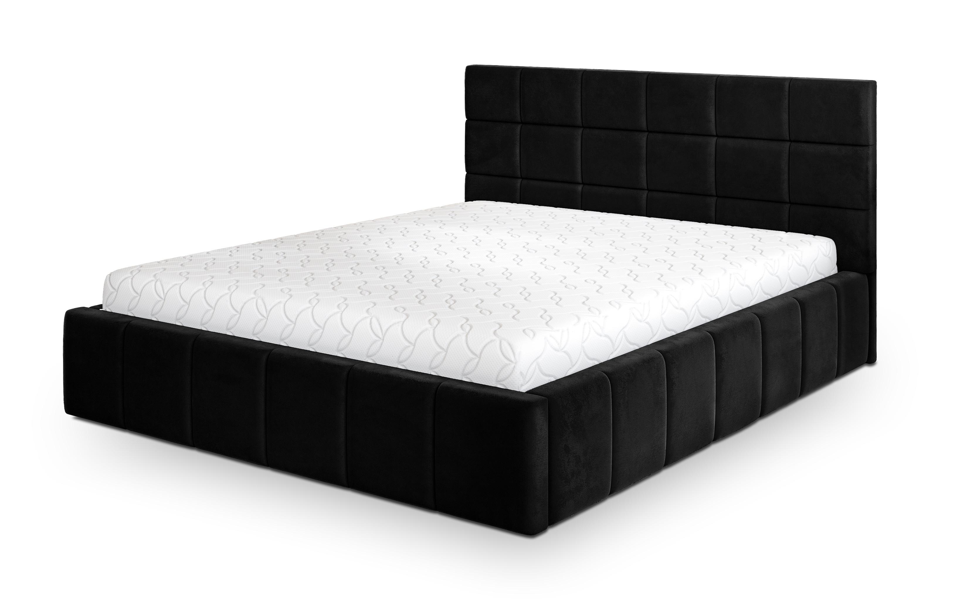 wohnli-moebel-suche-800001533203 Wohnli Möbelsuche - POLSTERBETT VERTO K 120x200 cm mit Bettkästen - Schwarz