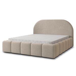 wohnli-moebel-suche-800001533250 Wohnli Möbelsuche - POLSTERBETT FLUSSO 200x200 cm mit Bettkästen - Beige