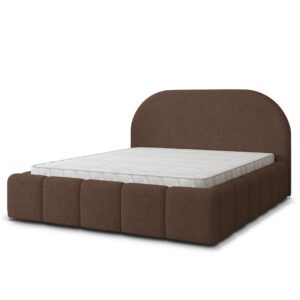 wohnli-moebel-suche-800001533298 Wohnli Möbelsuche - POLSTERBETT FLUSSO 200x200 cm mit Bettkästen - Braun