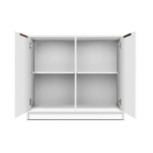 wohnli-moebel-suche-800001533886-1 KOMMODE GAREN 94/82/41cm mit Schubladen 2 Türen Weiß Holzwerkstoff MASSENO Möbel > Kommoden & Schubladenschränke > Kommoden Weiß