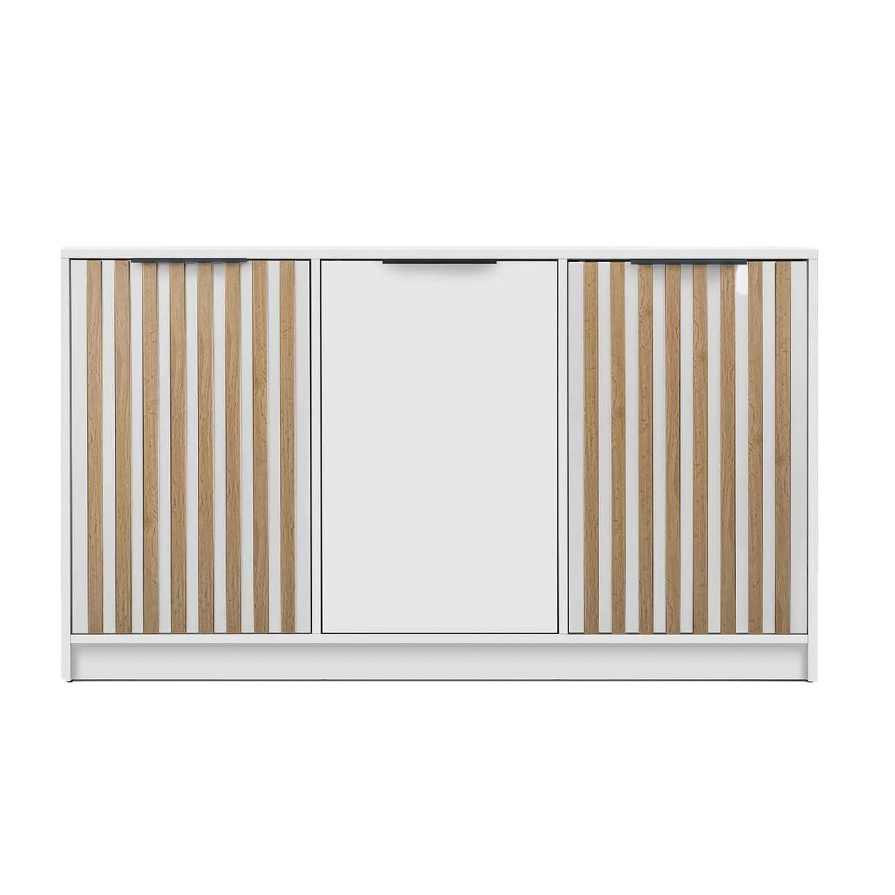 wohnli-moebel-suche-800001533951 Wohnli Möbelsuche - KOMMODE GAREN 138/81/41cm mit Schubladen 3 Türen Weiß