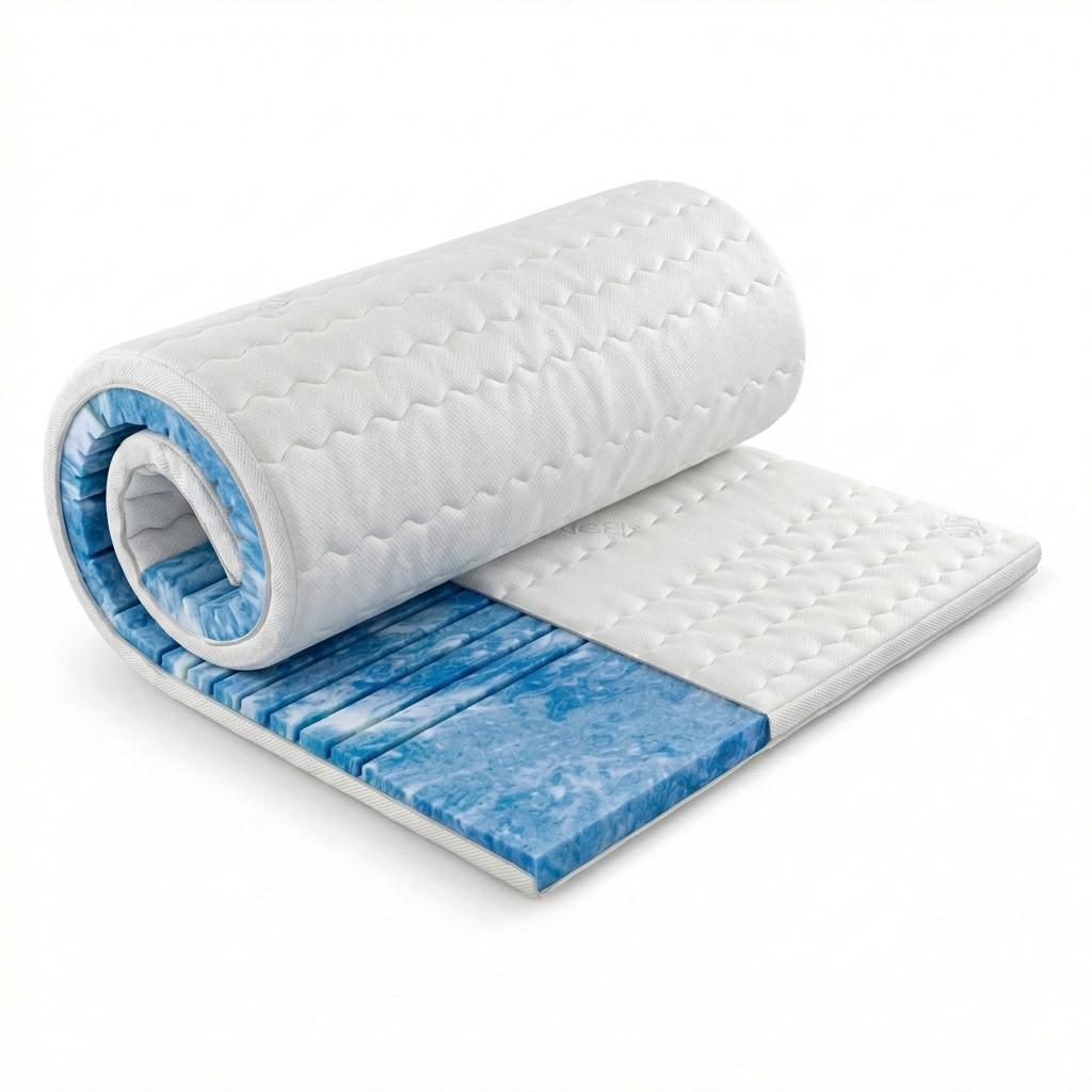 wohnli-moebel-suche-800001537023 Wohnli Möbelsuche - TOPPER 90x200 cm – 8 cm Gelschaum – 7 Zonen – TENCEL™ Lyocell Bezug – präzise Druckentlastung