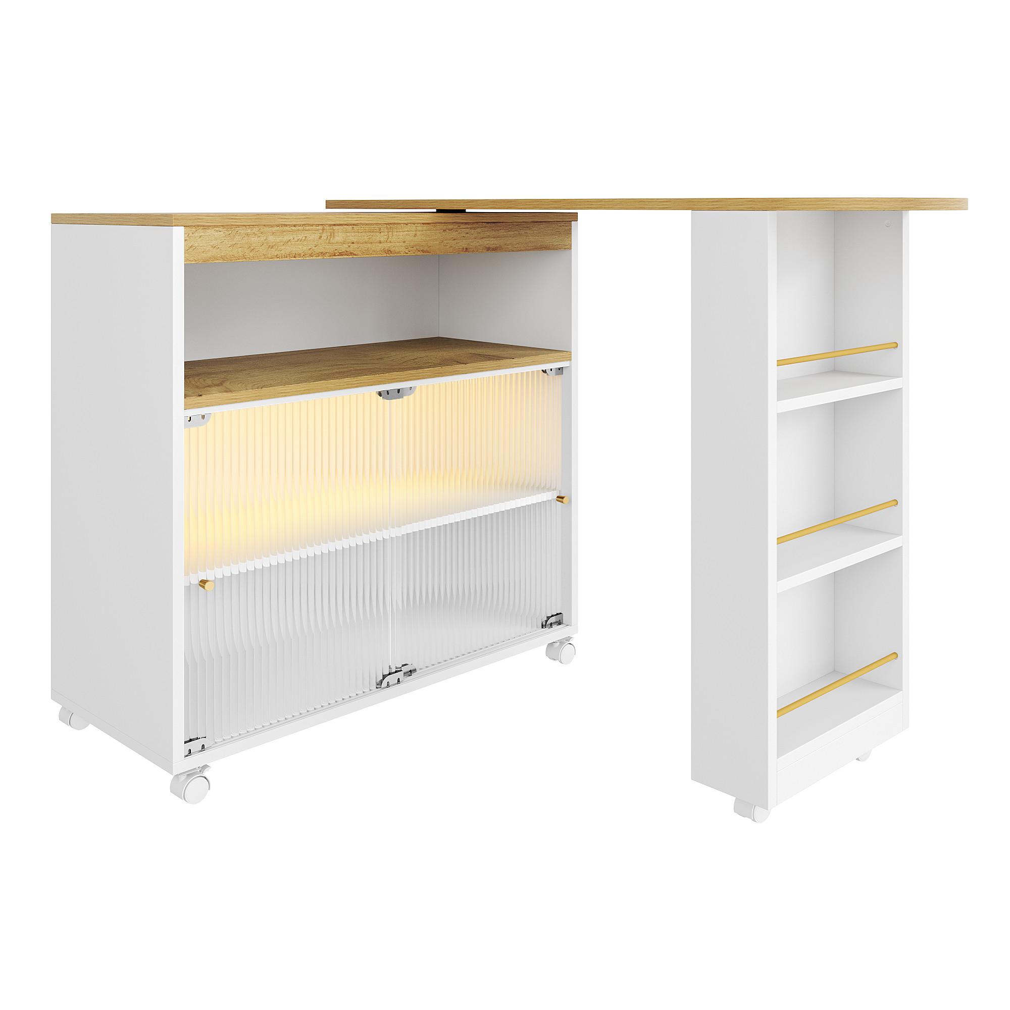 wohnli-moebel-suche-800001538579 Wohnli Möbelsuche - BARTISCH ausziehbar mit led & rollen