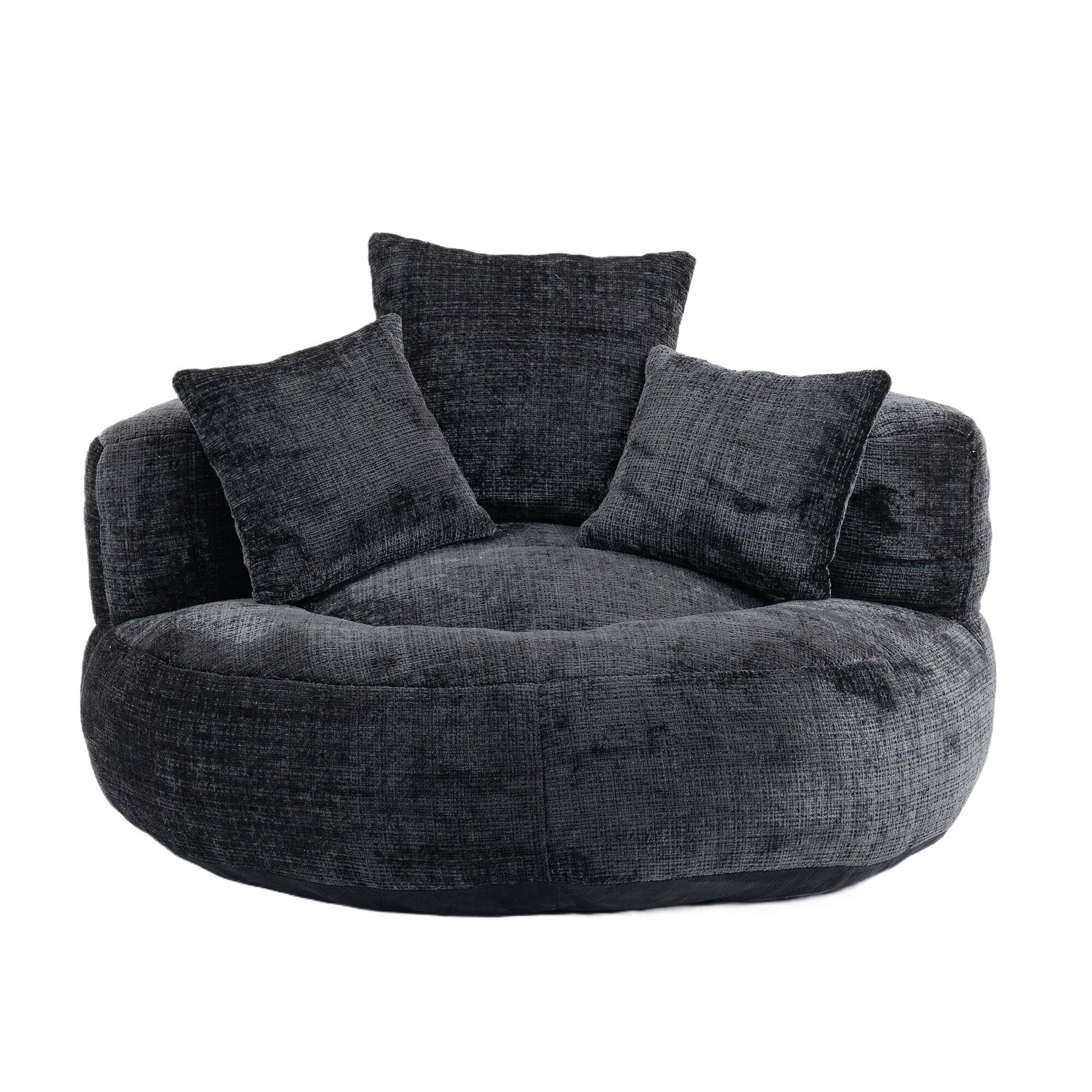 wohnli-moebel-suche-800001538999 Wohnli Möbelsuche - SESSEL chenille bodensessel rund mit kissen