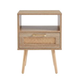 wohnli-moebel-suche-800001539044 Wohnli Möbelsuche - NACHTTISCH mdf rattan naturholzoptik mit schublade