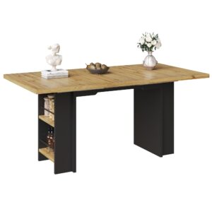 wohnli-moebel-suche-800001539052 Wohnli Möbelsuche - ESSTISCH ausziehbar (120-160 cm) in holzoptik anthrazit