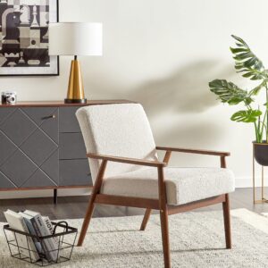 wohnli-moebel-suche-800001541308-1 SESSEL Weiß Esrum Textil Beliani Möbel > Sessel > Polstersessel Weiß