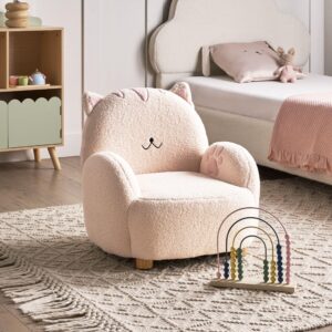 wohnli-moebel-suche-800001541453-1 KINDERSESSEL Weiß Zoar Textil Beliani Möbel > Sessel > Polstersessel Weiß