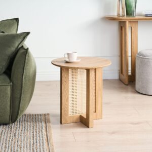 wohnli-moebel-suche-800001541638-1 BEISTELLTISCH Braun Karlo Holzwerkstoff Beliani Möbel > Tische > Beistelltische Braun