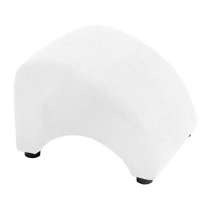 wohnli-moebel-suche-800001542391-1 POLSTERHOCKER Kajsa Velourstoff creme Kunststoff 58aufmkessel Möbel > Sessel > Hocker Weiß