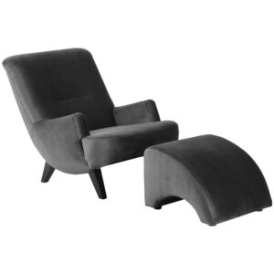wohnli-moebel-suche-800001542405-1 POLSTERHOCKER Kajsa Samtvelours anthrazit Kunststoff 58aufmkessel Möbel > Sessel > Hocker Anthrazit