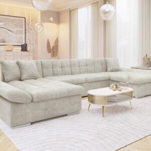 wohnli-moebel-suche-800001546733-1 WOHNLANDSCHAFTEN Alia Textil MIRJAN24 Möbel > Sofas & Couches > Wohnlandschaften > Wohnlandschaften U-Form Beige
