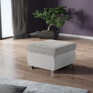 wohnli-moebel-suche-800001546770-1 POLSTERHOCKER Bangkok Klein Textil MIRJAN24 Möbel > Sessel > Hocker Grau