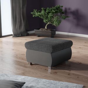 wohnli-moebel-suche-800001546801-1 POLSTERHOCKER Bangkok Klein Textil MIRJAN24 Möbel > Sessel > Hocker Grau