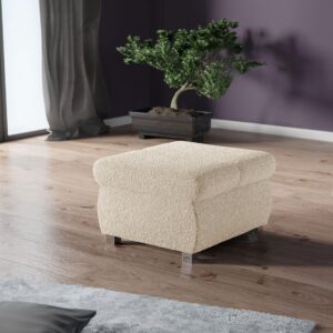 wohnli-moebel-suche-800001546803-1 POLSTERHOCKER Bangkok Klein Textil MIRJAN24 Möbel > Sessel > Hocker Weiß