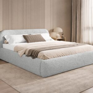 wohnli-moebel-suche-800001546835-1 POLSTERBETT Talori Textil MIRJAN24 Möbel > Betten > Polsterbetten Grau