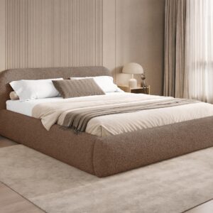 wohnli-moebel-suche-800001546849-1 POLSTERBETT Talori Textil MIRJAN24 Möbel > Betten > Polsterbetten Braun
