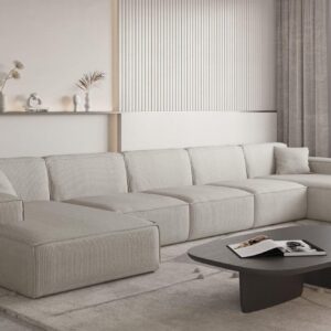 wohnli-moebel-suche-800001548052-1 WOHNLANDSCHAFT Celes Premium Xl Scala Textil Fun Möbel Möbel > Sofas & Couches > Wohnlandschaften > Wohnlandschaften U-Form Grau