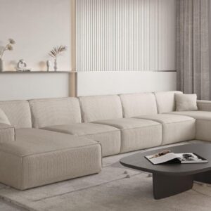 wohnli-moebel-suche-800001548059-1 WOHNLANDSCHAFT Celes Premium Xl Scala Textil Fun Möbel Möbel > Sofas & Couches > Wohnlandschaften > Wohnlandschaften U-Form Beige