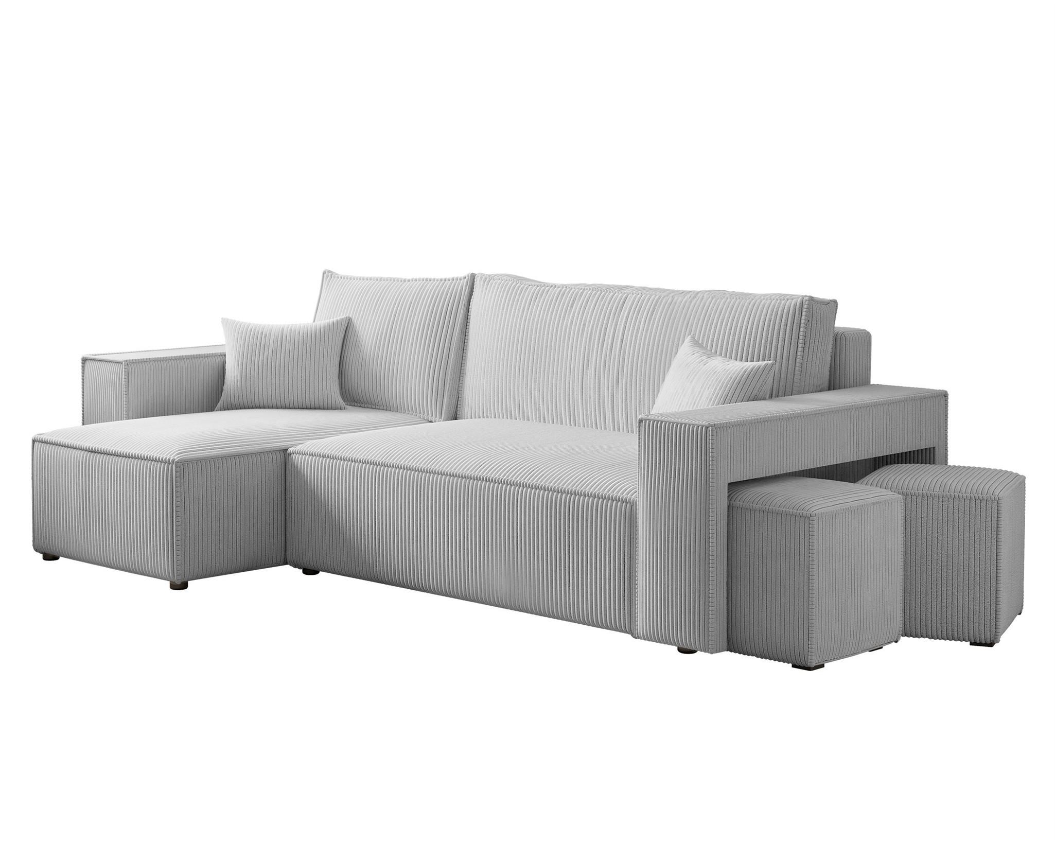 Wohnli Möbelsuche - ECKSOFA Adara Inkl. Hocker