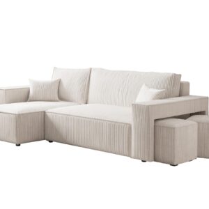 Wohnli Möbelsuche - ECKSOFA Adara Inkl. Hocker