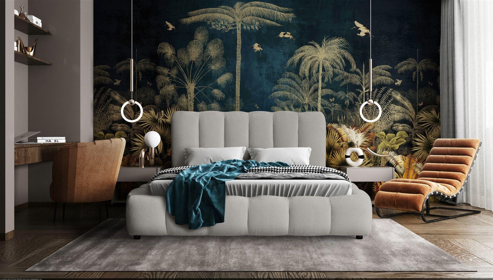wohnli-moebel-suche-800001548276-1 POLSTERBETT Heda Komplettset Textil Fun Möbel Möbel > Betten > Polsterbetten Grau
