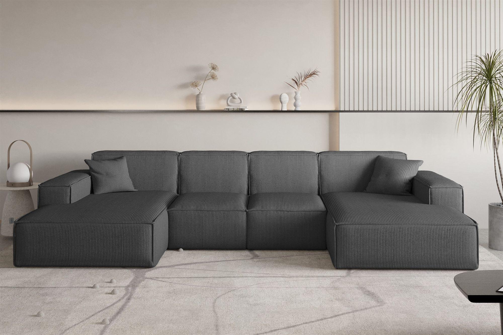 wohnli-moebel-suche-800001548281-1 WOHNLANDSCHAFT Celes Premium Xs Scala Textil Fun Möbel Möbel > Sofas & Couches > Wohnlandschaften > Wohnlandschaften U-Form Anthrazit