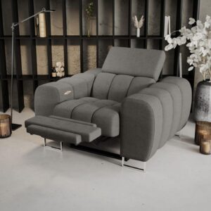 wohnli-moebel-suche-800001548752-1 SESSEL Bastien Relax In Stoff Moly Textil Fun Möbel Möbel > Sessel > Polstersessel Grau