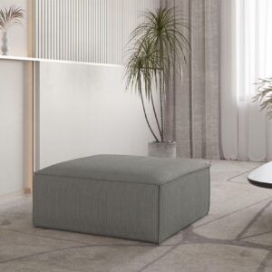 wohnli-moebel-suche-800001548768-1 POLSTERHOCKER Celes Premium 85x85cm Textil Fun Möbel Möbel > Sessel > Hocker Grau