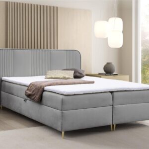 BOXBETT Avery In überlänge Textil Fun Möbel Möbel > Betten > Boxspringbetten Grau