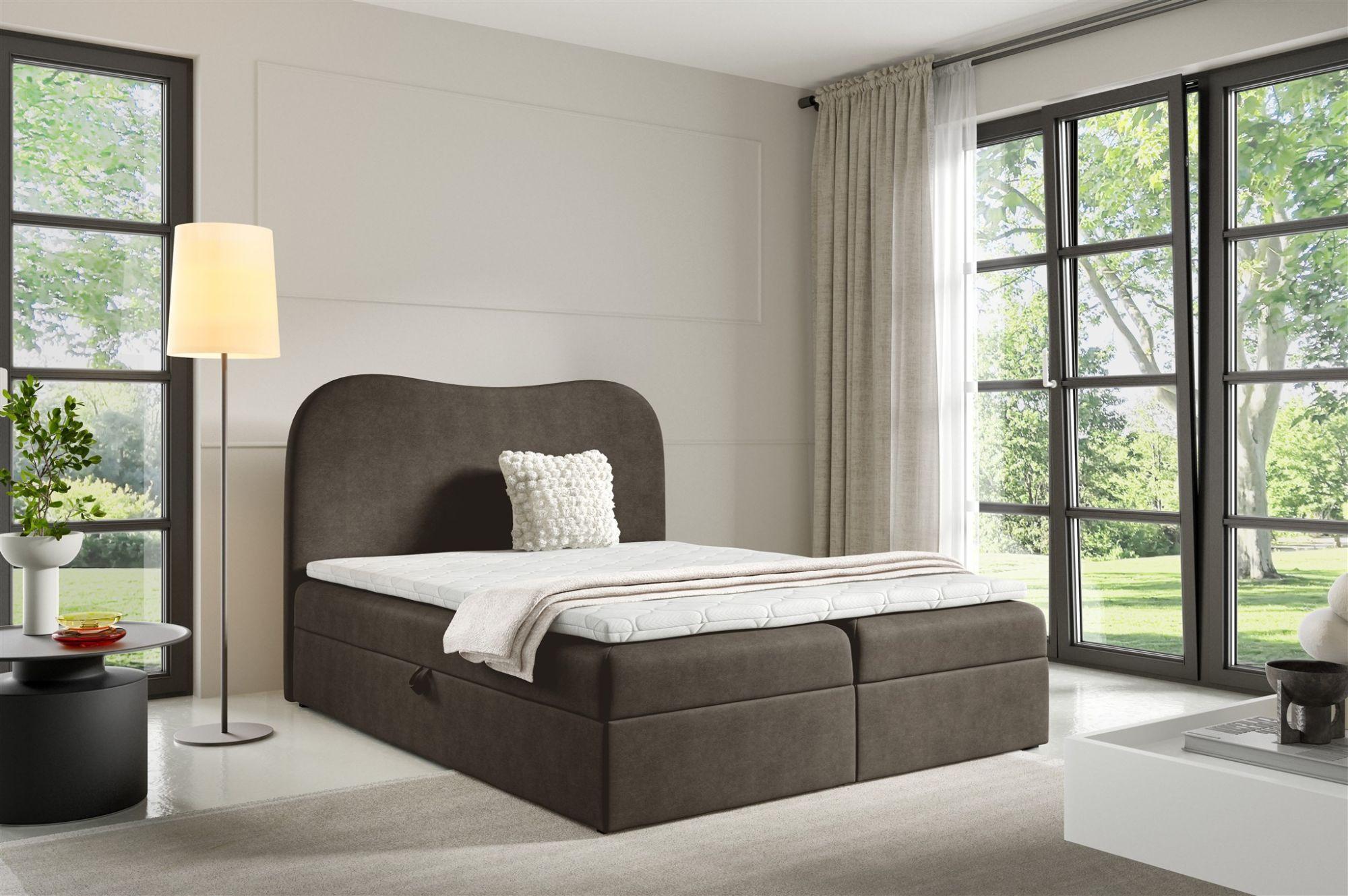 BOXBETT Darlin In überlänge Textil Fun Möbel Möbel > Betten > Boxspringbetten Grau