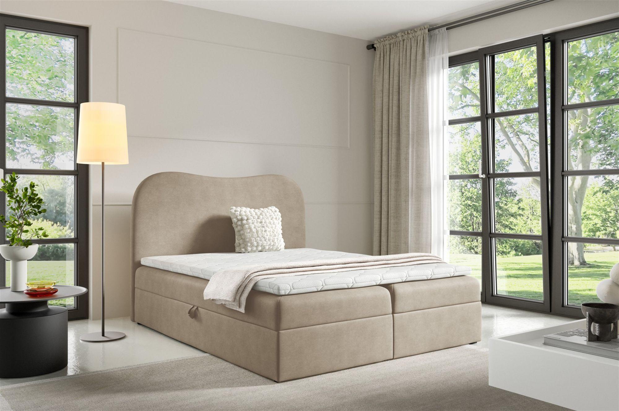 BOXBETT Darlin In überlänge Textil Fun Möbel Möbel > Betten > Boxspringbetten Braun
