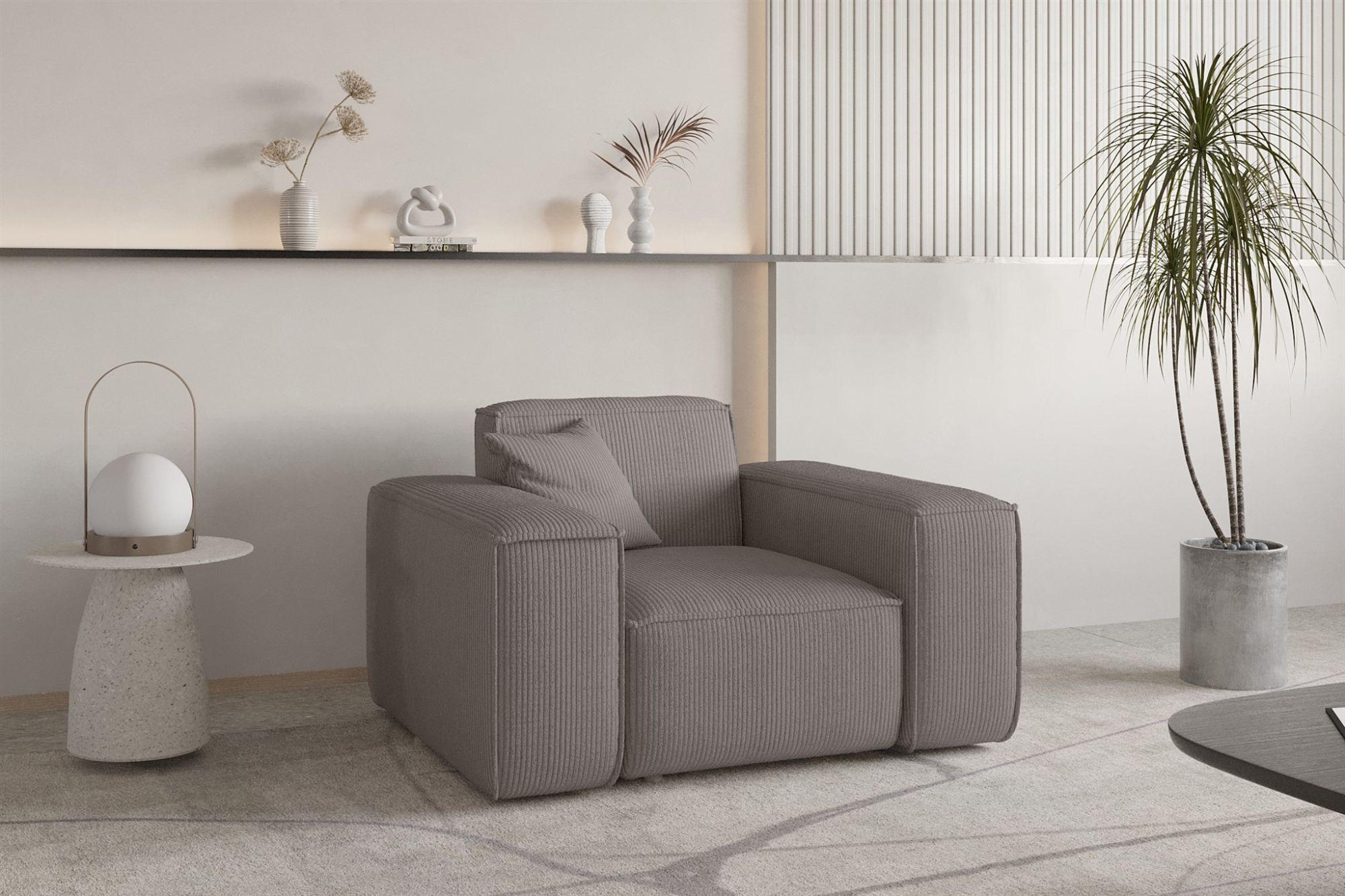 SESSEL Celes Premium Stoff Scala Textil Fun Möbel Möbel > Sessel > Polstersessel Taupe