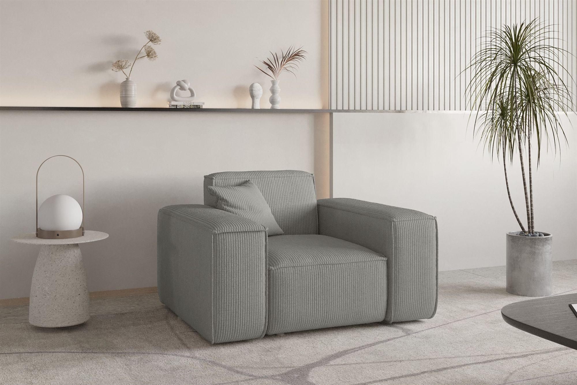 wohnli-moebel-suche-800001549084-1 SESSEL Celes Premium Stoff Scala Textil Fun Möbel Möbel > Sessel > Polstersessel Grau