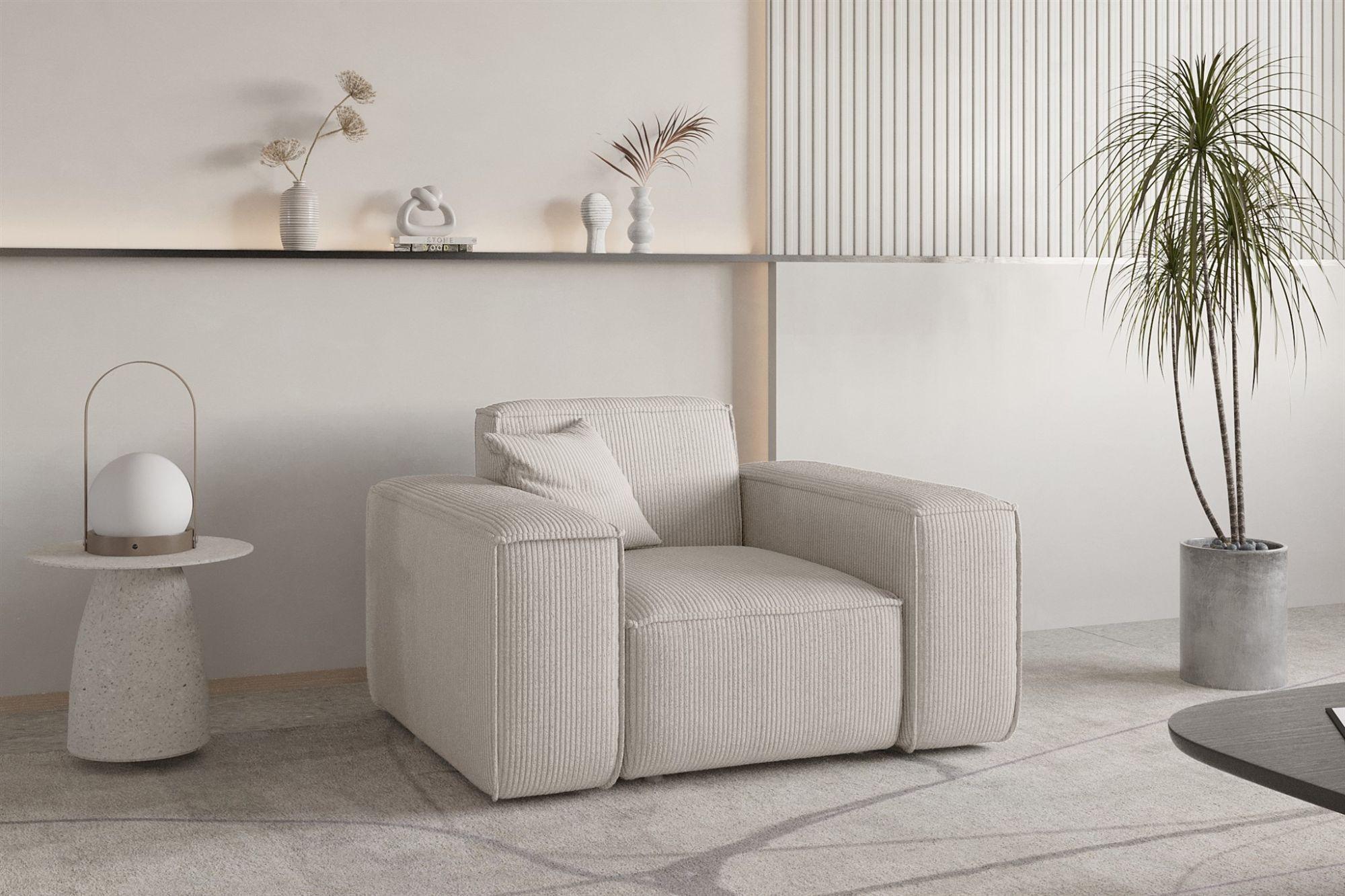 SESSEL Celes Premium Stoff Scala Textil Fun Möbel Möbel > Sessel > Polstersessel Beige