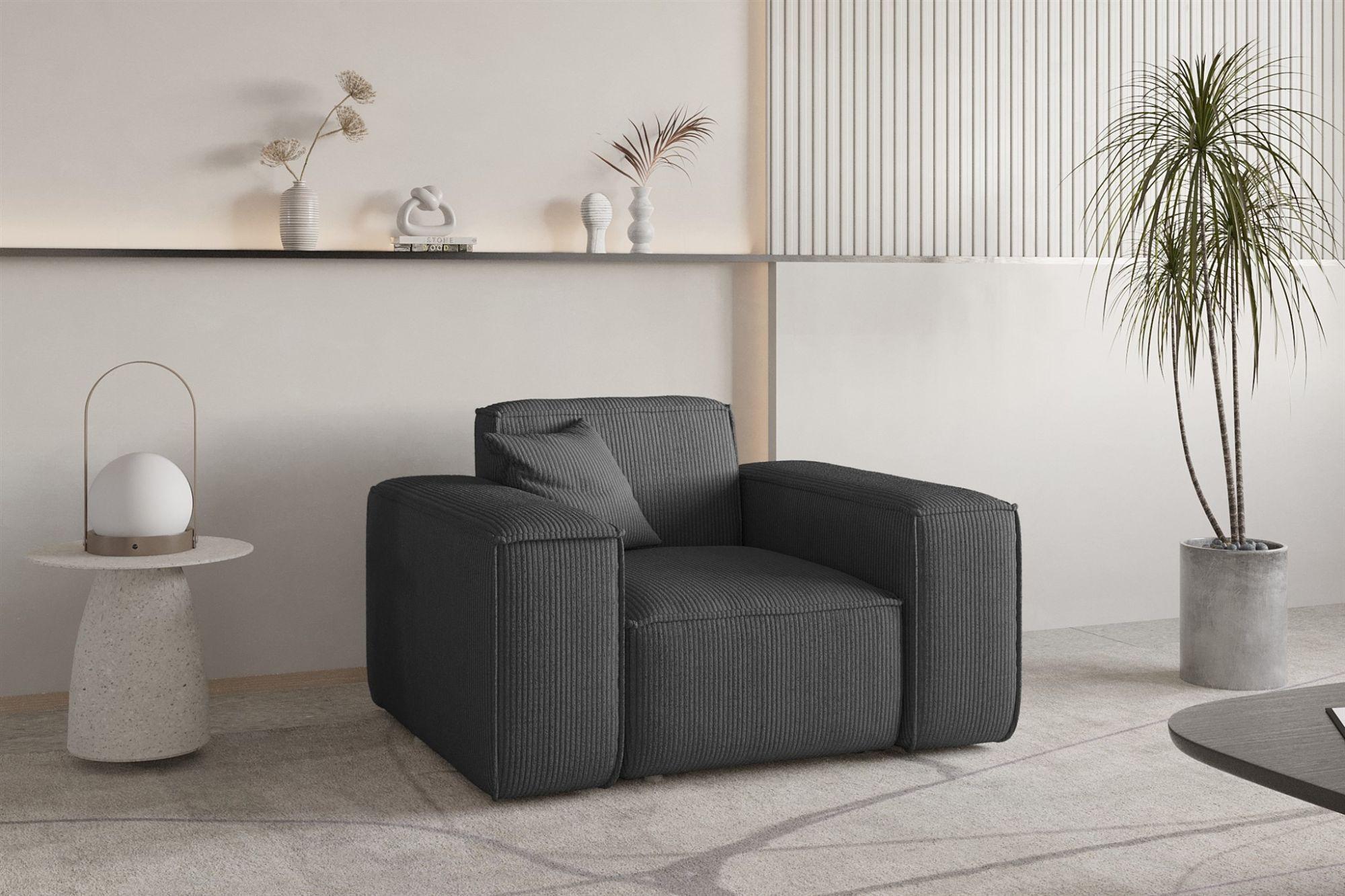 wohnli-moebel-suche-800001549103-1 SESSEL Celes Premium Stoff Scala Textil Fun Möbel Möbel > Sessel > Polstersessel Anthrazit