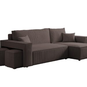 Wohnli Möbelsuche - ECKSOFA Adara Inkl. Hocker