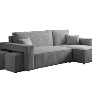 Wohnli Möbelsuche - ECKSOFA Adara Inkl. Hocker
