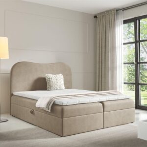BOXBETT Darlin Prem.. überlänge Textil Fun Möbel Möbel > Betten > Boxspringbetten Braun