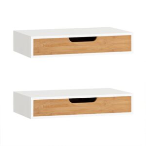 wohnli-moebel-suche-800001549968 Wohnli Möbelsuche - NACHTTISCH mit einer Schublade Weiß 40x24x8cm Modern