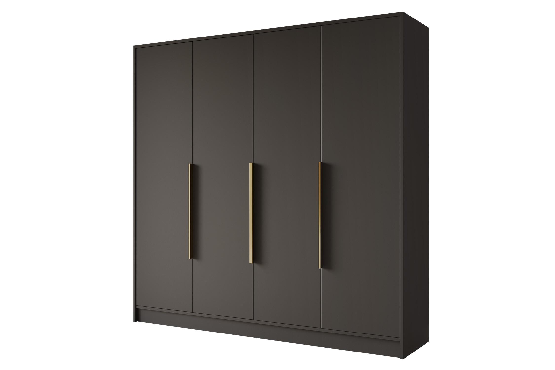 wohnli-moebel-suche-800001554815 Wohnli Möbelsuche - KLEIDERSCHRANK - PORTO - 200 - Schwarz