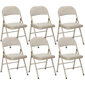 wohnli-moebel-suche-800001562959 Wohnli Möbelsuche - KLAPPSTUHL 6er Set Polyester Stahl Beige