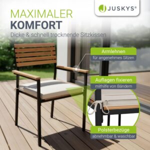 wohnli-moebel-suche-800001569000-1 GARTENGARNITUR Rhodos Akazienholz 7-teilig Holz Juskys Garten & Outdoor > Gartenmöbel > Gartenmöbel-Sets Braun