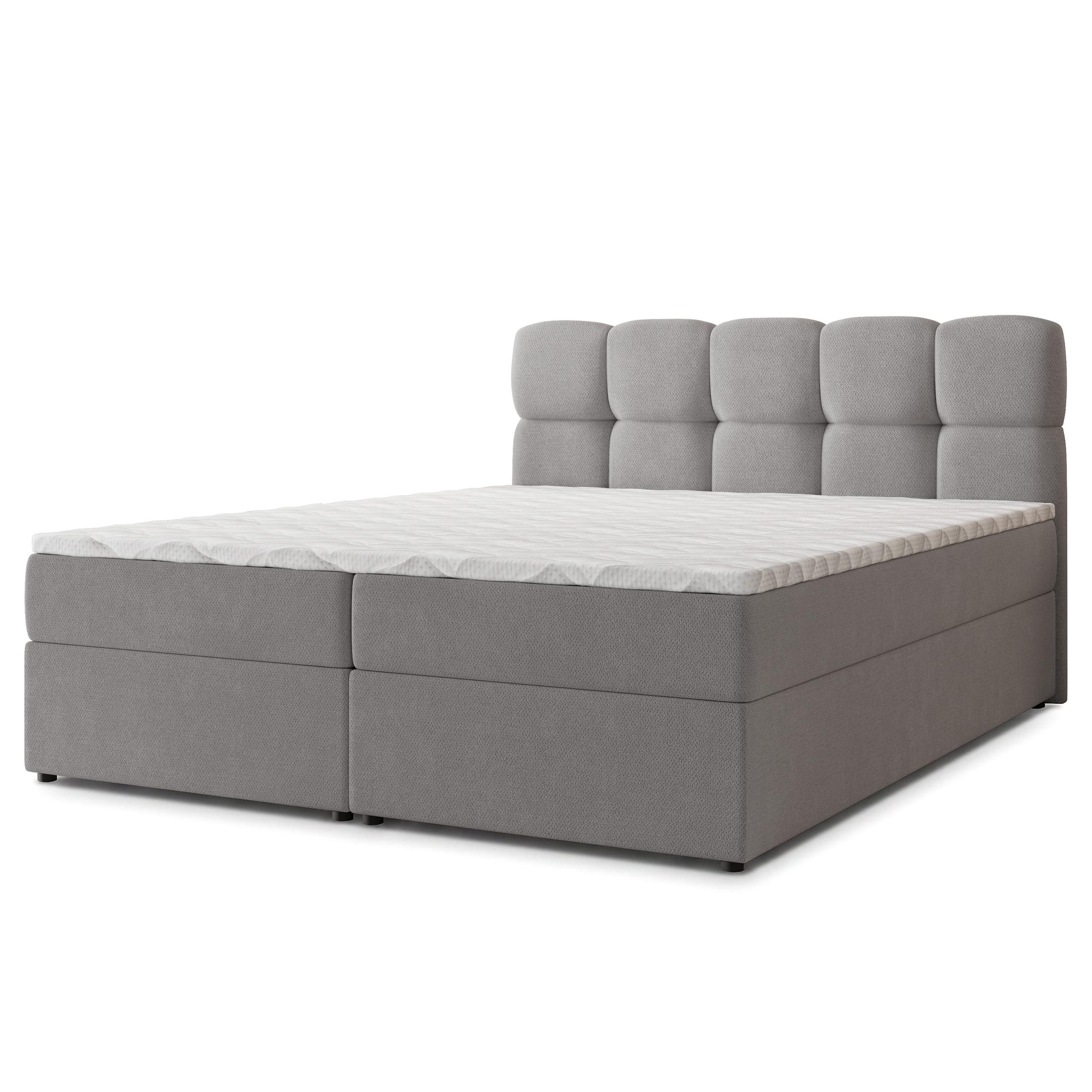 wohnli-moebel-suche-800001588858 Wohnli Möbelsuche - BOXBETT MERU 140x200 cm mit Matratze und Topper - Grau