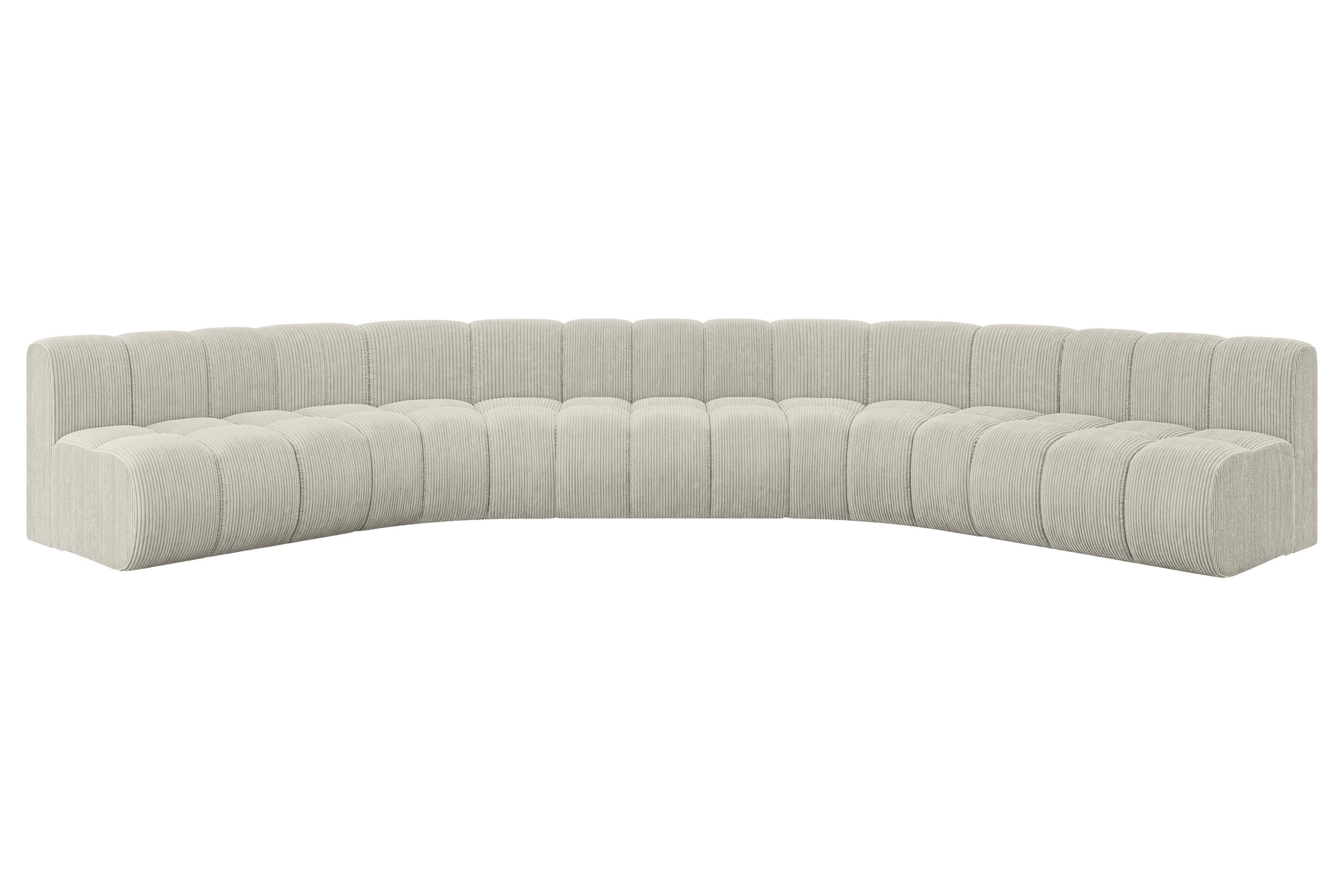 wohnli-moebel-suche-800001593084 Wohnli Möbelsuche - WOHNLANDSCHAFT modulares Sofa Montra-U1 - 490x174x70 cm Creme