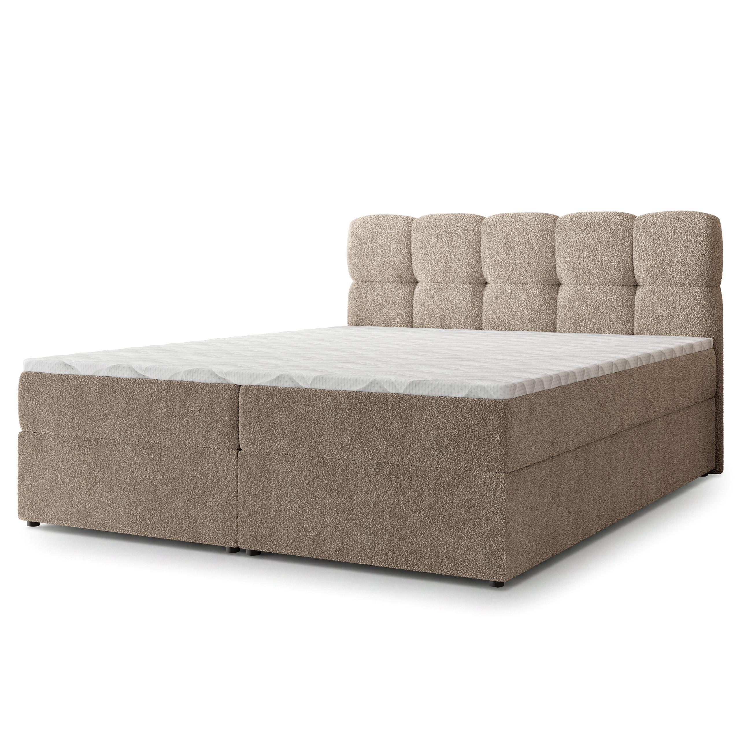 wohnli-moebel-suche-800001593122 Wohnli Möbelsuche - BOXBETT MERU 160x200 cm mit Matratze und Topper - Beige