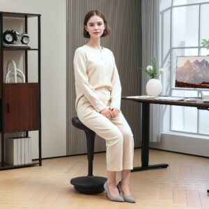 BÜROHOCKER Kunststoff Nylon Schwarz Kunststoff Vinsetto Möbel > Sessel > Hocker Schwarz