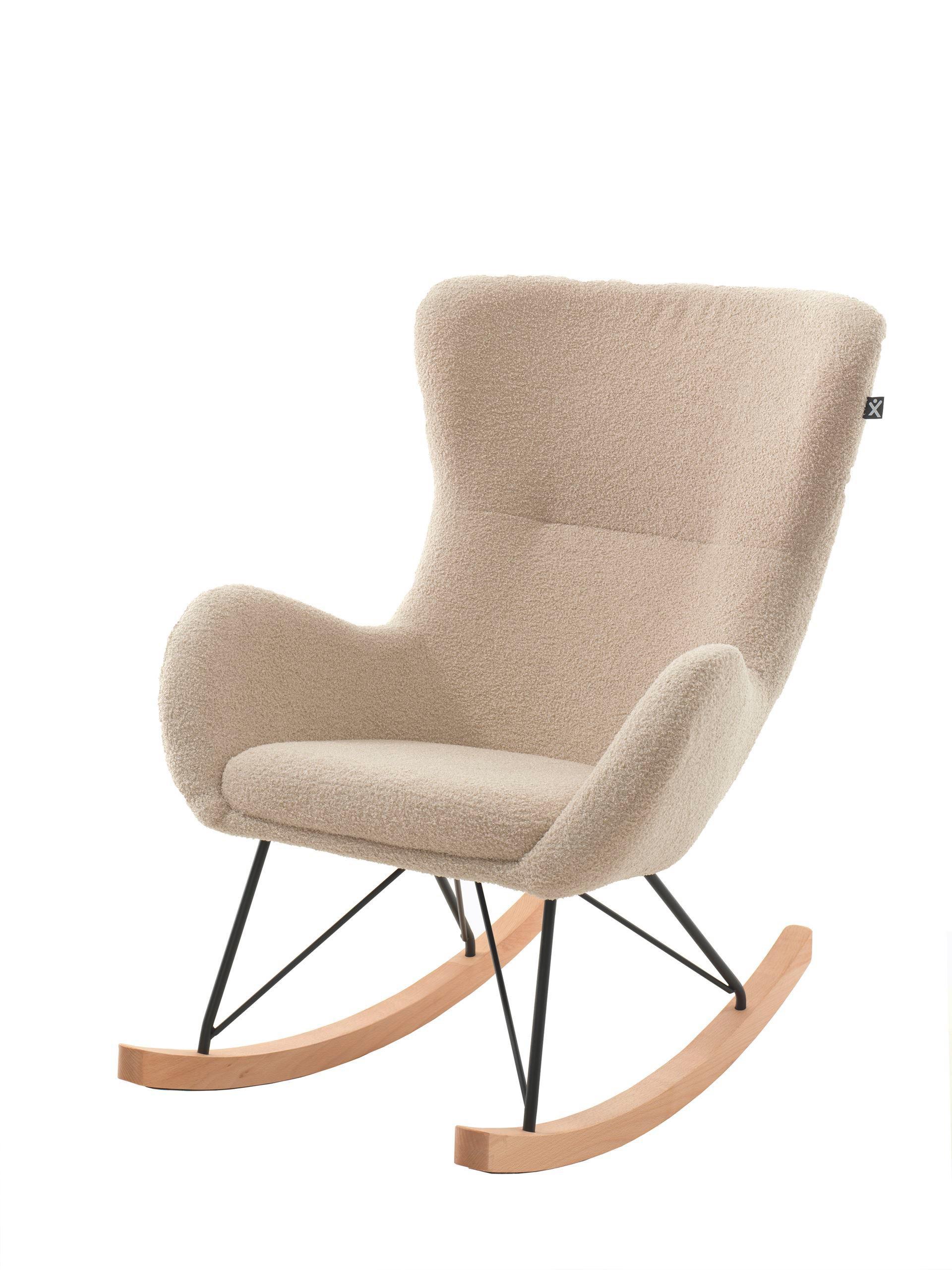 wohnli-moebel-suche-800001598816 Wohnli Möbelsuche - SCHAUKELSTUHL Keila komfortabel und bequem Bouclé Stoff in beige